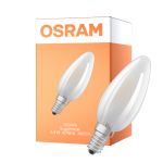 Osram LED Superstar E14 Kerze Fadenlampe Matt 3.4W 470lm - 940 Kaltweiß | Höchste Farbwiedergabe - Dimmbar - Ersatz Für 40W