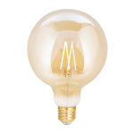 WiZ Smart LED E27 Globe Fadenlampe Messing 125mm 6.5W 720lm - 820-845 Abstimmbares Weiß | Dimmbar - Ersatz Für 50W