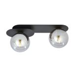 Emibig Deckenleuchte Plaza Stahl Schwarz | Geeignet für 2x E14 - Max 10W