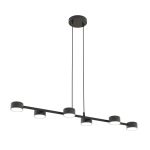 Emibig Pendelleuchte Megara Stahl Schwarz | Geeignet für 6x GX53 - Max 12W