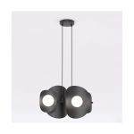 Emibig Pendelleuchte Elementi Stahl Schwarz | Geeignet für 4x G9 - Max 8W