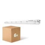 Multipack 6x Ledvance LED Feuchtraumleuchte Feuchtigkeitsdicht 46W 6400lm - 865 Tageslichtweiß | 150cm