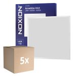 Multipack 5x Noxion LED Panel Ecowhite V4.0 28W 3400lm - 840 Kaltweiß | 60x60cm - UGR <19 - Philips driver