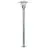 Nordlux Lønstrup 32 Sockellampe Stahl und Glas Grau | 320mm - IP44 - Geeignet für E27