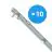 Multipack 10x Noxion LED Feuchtraumleuchte Gehäuse Poseidon V2.0 | Geeignet Für  1x150cm LED Röhre