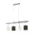 Eglo Pendelleuchte Townshend 2 Stahl Holz Weiß Braun | IP20 - Geeignet für 4x E27 