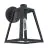 Eglo Wandleuchte Mirandola Aluminium Schwarz | IP44 - Geeignet für 1x E27