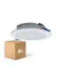 Mehrfachpackung 6x LED Downlight Pan 6W 480lm 840 Kaltweiß | 93mm - Ausschnitt 75mm