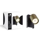 D'Lite Wandleuchte Prisma Metall Gold | IP20 - Geeignet für 1x GU10
