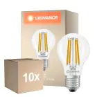 Multipack 10x Ledvance Classic LED E27 Birne Fadenlampe Klar 11W 1521lm - 827 Extra Warmweiß | Ersatz Für 100W