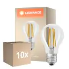 Multipack 10x Ledvance Classic LED E27 Birne Fadenlampe Klar 5.9W 806lm - 827 Extra Warmweiß | Ersatz Für 60W