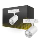 Bright Choice 3-Phasenn-Schienenspot| 10W-20W-30W | 840-830-827 CCT | Weiß | Dimmbar